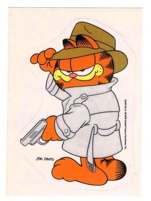 Panini Sticker No. 62 - Garfield 1989