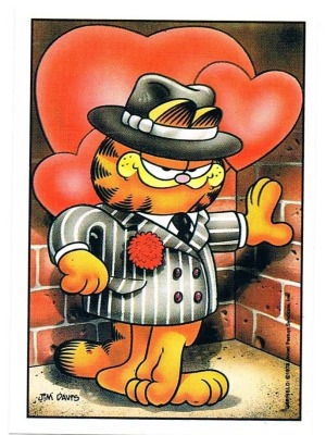 Panini Sticker No. 67 - Garfield 1989