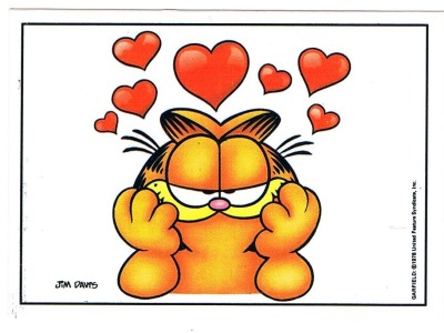 Panini Sticker No. 69 - Garfield 1989