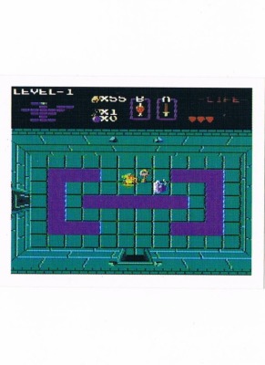 Sticker No 73 - The Legend Of Zelda/NES - Nintendo Official Sticker Album Merlin 1992