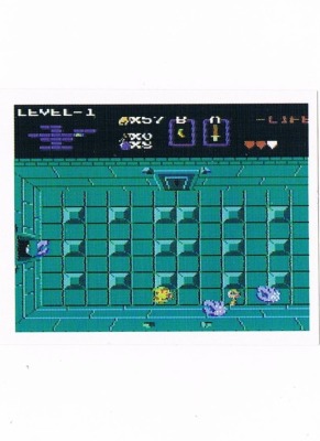 Sticker No 74 - The Legend Of Zelda/NES - Nintendo Official Sticker Album Merlin 1992