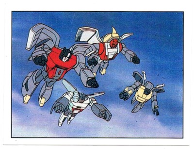 Panini Sticker No. 75 - The Transformers 1986