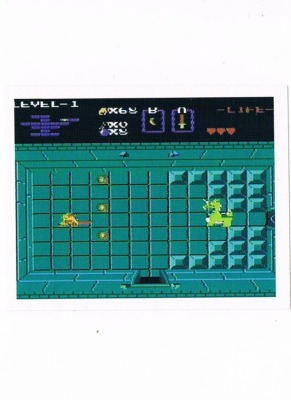 Sticker No 77 - The Legend Of Zelda/NES - Nintendo Official Sticker Album Merlin 1992
