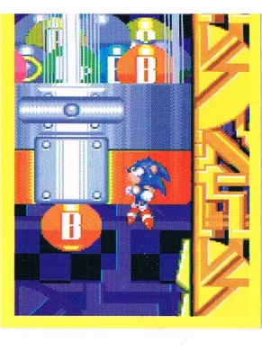 Panini Sticker No. 8 - Sonic - Official Sega Sticker Album