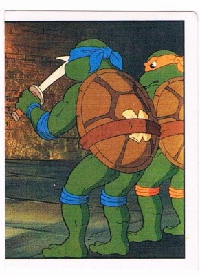 Panini Sticker Nr. 82 - Teenage Mutant Hero Turtles 1990