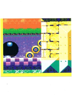 Panini Sticker No. 84 - Sonic - Official Sega Sticker Album