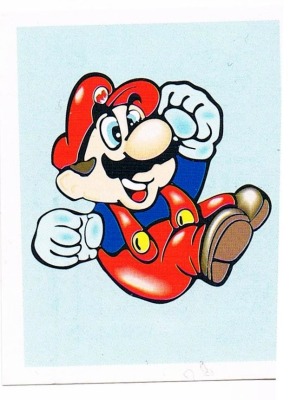 Sticker No. 86 - Super Mario Bros. 2/NES - Nintendo Official Sticker Album Merlin 1992