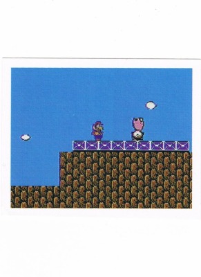 Sticker Nr. 91 - Super Mario Bros. 2/NES - Nintendo Official Sticker Album Merlin 1992