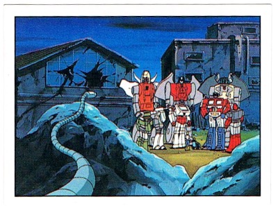 Panini Sticker No. 93 - The Transformers 1986
