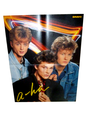 A-Ha / Bon Jovi - Bravo 80er Poster / Plakat