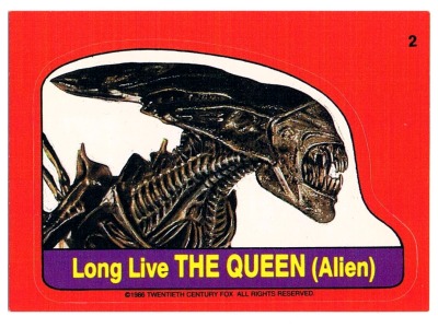 Alien - Sticker Topps 1988 - Fright Flicks - 80er Trading Cards