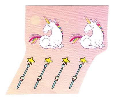 Unicorn and Magic Wand Stickers
