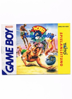 World Beach Volley - 1992 GB Cup - Bedienungsanleitung / Spielanleitung - Nintendo Game Boy