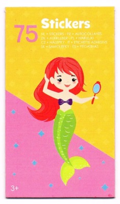 Mini sticker book - mermaids