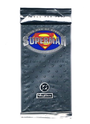 1x Trading Cards Packung - Superman - Man Of Steel