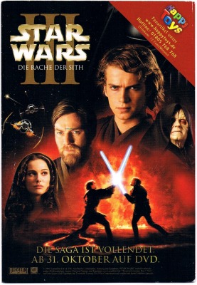Star Wars III - Die Rache der Sith - Werbe / Merchendise Flyer