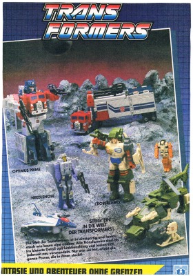 Transformers Pretenders Werbeseite - Transformers - Generation 1