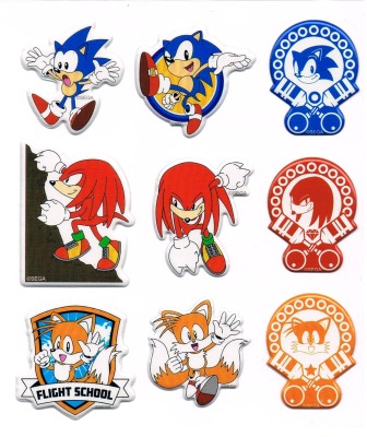 Sonic the Hedgehog - Puffy Stickers