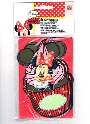 Minnie Mouse - Einladungskarten