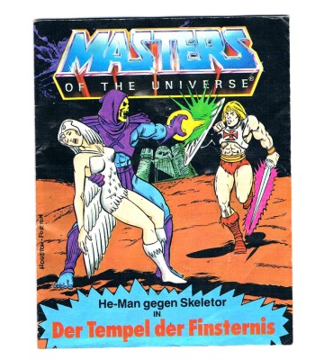 He-Man gegen Skeletor in Der Tempel der Finsternis - Mini Comic - Masters of the Universe - 80er Com
