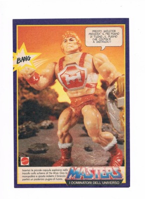 Power Punch He-Man - Italian advertising site - Masters of the Universe