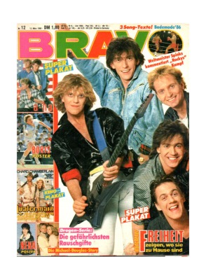 Bravo Nr.12 1986 Heft - Jetzt online Kaufen - Peter Maffay Simple Mind Münchener Freiheit Rockey