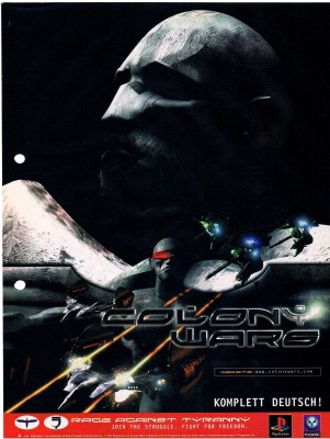 Colony Wars - Werbung / Anzeige 1997 PlayStation 1/PSX