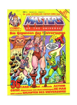 Masters of the Universe - Die Giganten des Universums - Comic Magazin Nr 6 - Masters of the Universe - 80s Comic