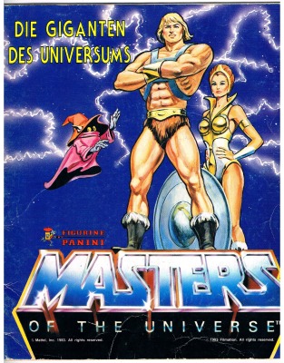 Die Giganten des Universums - sticker album Panini 1983 - Masters of the Universe - 80s