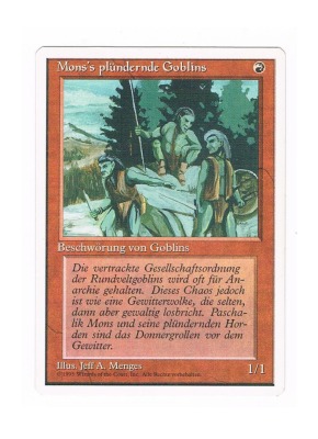 Mons plündernde Goblins - Magic the gathering