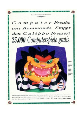 Stoppt den Calippo Fresser - Langenese Werbung - Commodore 64 / C64 und Amiga