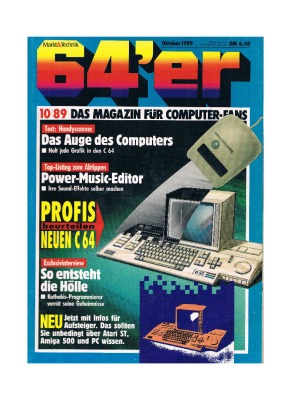 Ausgabe 10/89 1989 - 64er Magazin / Heft