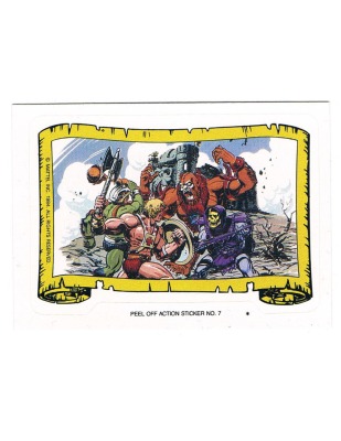 Sticker - He-Man &amp; Man-At-Arms vs. Skeletor &amp; Beast Man - Masters of the Universe