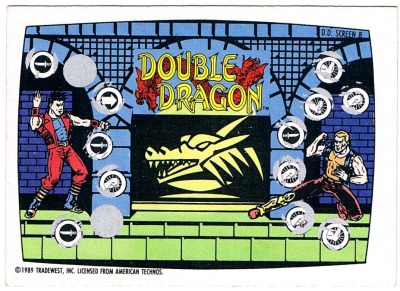 Double Dragon - Screen 8 O-Pee-Chee / Nintendo 1989 - Nintendo Game Pack Serie 2 - 80er Trading Ca