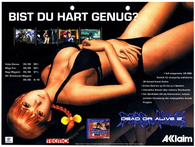 Dead or Alive 2 - advertising page Dreamcast
