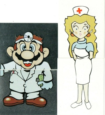Dr. Mario - Nintendo NES Sticker - Nintendo / Merlin 1992