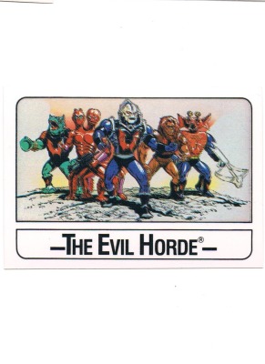 Wonder Trading Card - The Evil Horde - Masters of the Universe