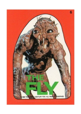 The Fly / Die Fliege - Sticker - Topps Fright Flicks