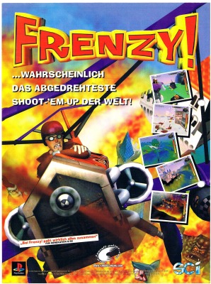 Frenzy - Werbung / Anzeige 1998 PlayStation 1/PSX