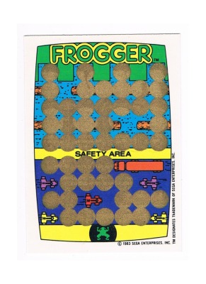 Frogger - Sega Rubbelkarte