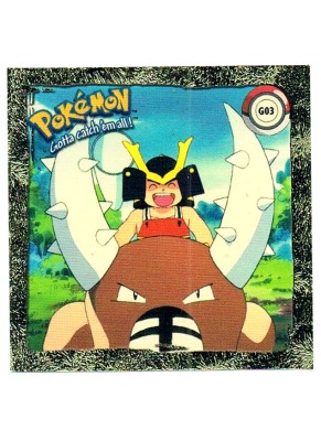 Sticker No G03 - Pokemon / Artbox 1999