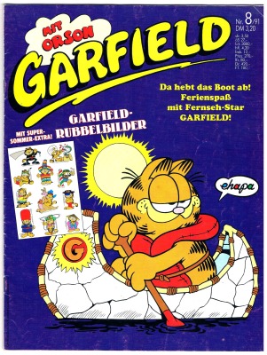 Garfield Comic - Ausgabe 8-91 1991