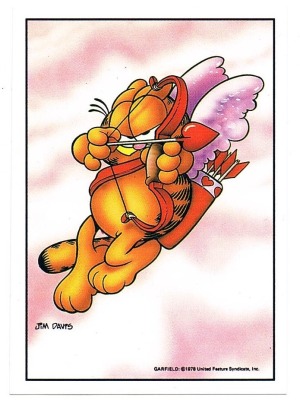 Panini Sticker No. 68 - Garfield 1989