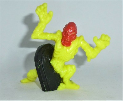 Monster in my Pocket - Grave Watcher - Figur neon gelb - Serie 4 - Super Scary - 1992 Matchbox