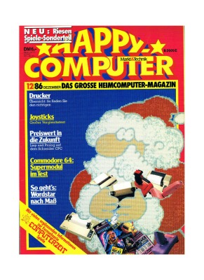 Happy Computer - 12/86 Dezember - Commodore 64 Plus/4 Schneider CPC 1986