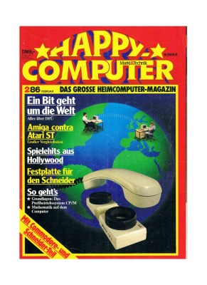 Happy Computer - 2/86 November - Commodore 64 Schneider CPC Amiga Atari St 1986