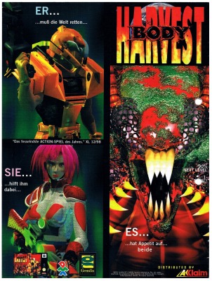 Harvest Body - advertising page 1998 Nintendo 64/N64