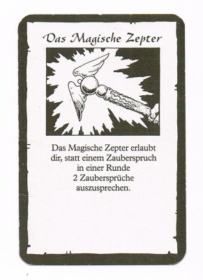 Magische Artefakte Karte - Das Magische Zepter - Hero Quest