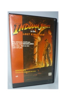 Indiana Johnes in the lost kingdom - C64 / Commodore 64 - Kassette - Datasette - MC