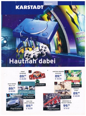 Karstadt - advertising page PlayStation 1 N64